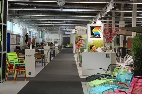 Messebetrieb im Messecenter Rhein-Main